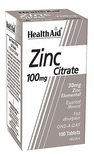 Health Aid Zinkcitrat 100mg, 100 Tabletten on Productcaster.