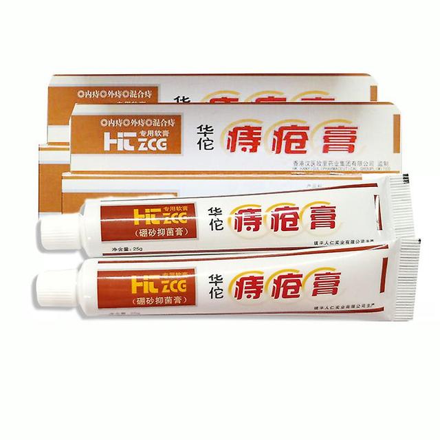 Qian 5pcs 25g Hua Tuo Hemorrhoids Ointment Plant Herbal Materials Powerful Hemorrhoids Cream Internal Hemorrhoids Piles External Anal WITH BOX on Productcaster.