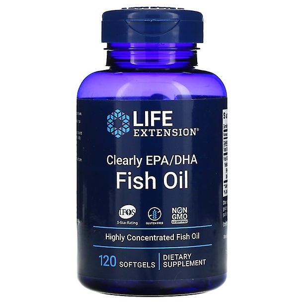 Life extension - clearly epa/dha fish oil highly concentrated - 120 softgels on Productcaster.