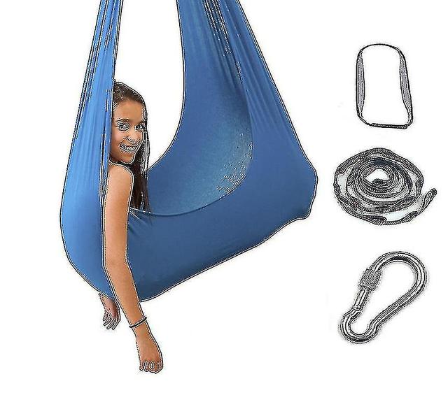 Aerial Therapy Swing Set Ock Kit For Flexibility Pain Relief Blue 150*280CM on Productcaster.