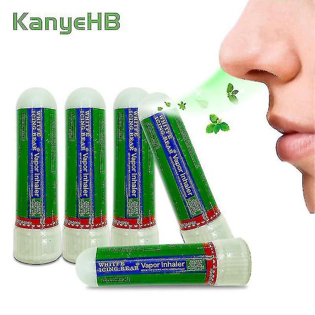 5pcs 100% neuer Inhalator Poy Sian Öl Re Mint Stick für S Breezy Asthma A335 on Productcaster.