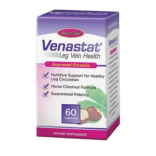 Body Gold Venastat Capsules Pour la santé naturelle des veines des jambes, 60 capsules (Paquet de 6) on Productcaster.