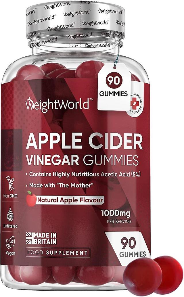 WeightWorld Apple Cider Vinegar with Mother - 180 ACV Complex Capsules - 1860mg High Strength Supplement with Turmeric, Ginger, & Pepper on Productcaster.