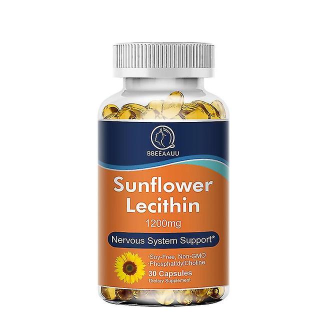 Zoreya Sunflower Lecithin Capsule High Potency Fast Promotes Brain&cardiovascular Health Help Cellsular Activity Protect The Liver 60pcs on Productcaster.