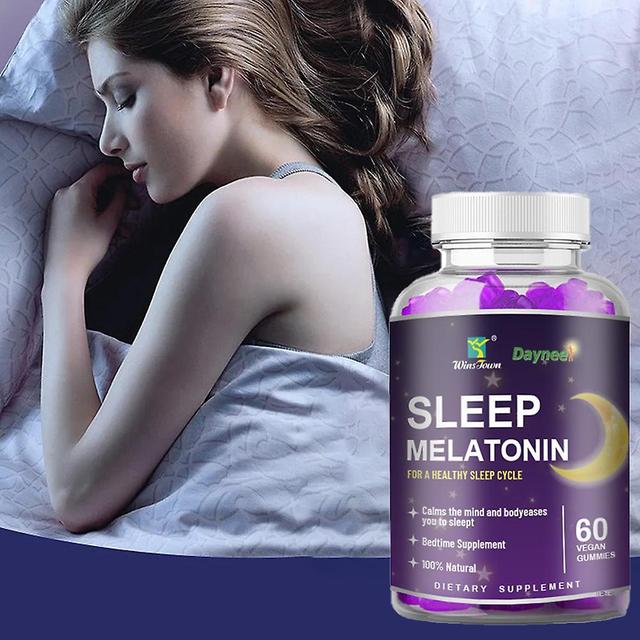 3 Pack Natural Melatonin Supplement, Better Sleep Vegan Melatonin Gummies on Productcaster.