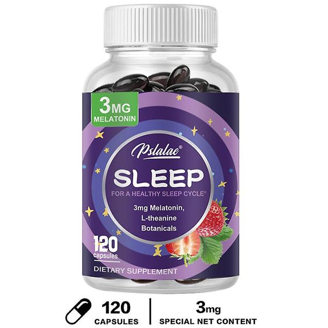 Vorallme Sleep Mélatonine, 120 gélules, mûre, L-théanine, camomille et menthe citronnée 120 Capsules on Productcaster.