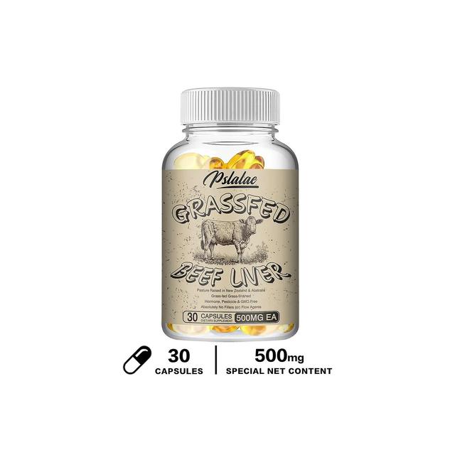 Eccpp Grass Fed Beef Liver Capsules To Support Energy Production, Digestion, Immunity And General Health Health Supplement 30 Capsules on Productcaster.