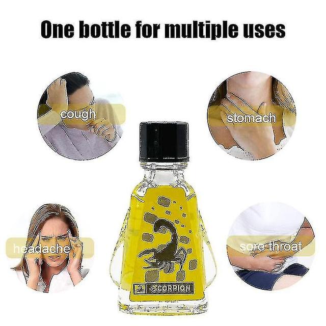 Sszfv Scorpion Venom Refreshing Liquid For Headache Dizziness Medicinal Plaster Fengyoujing Essential Oil Relieve Itching on Productcaster.