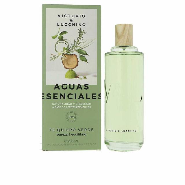 Women's Perfume Victorio & Lucchino Aguas Esenciales Te Quiero Verde EDT (250 ml) on Productcaster.