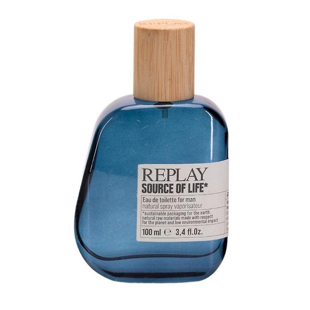 Replay Source Of Life Man Edt 100ml on Productcaster.