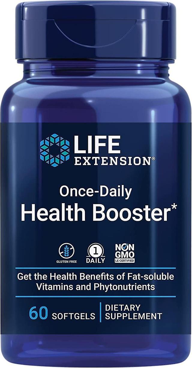 Life Extension Käyttöiän pidentäminen kerran päivässä Terveyden tehostaja 60 Softgels on Productcaster.