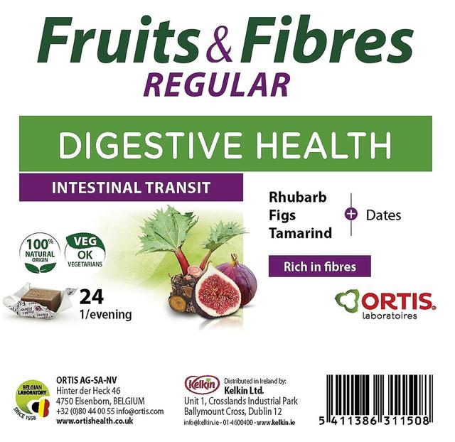 Ortis Fruits &; Fibres Normale Kauwürfel - 24er Pack on Productcaster.