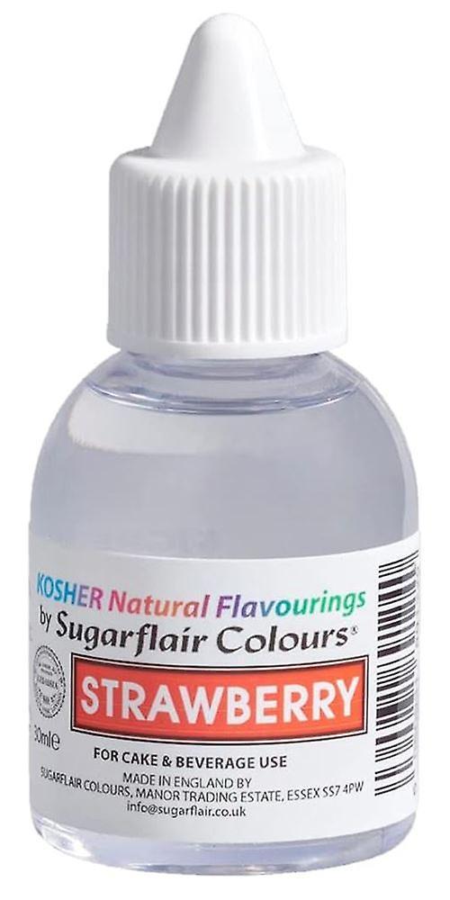 Sugarflair Koosjer Natuurlijke Aroma's 30ml - Aardbei on Productcaster.