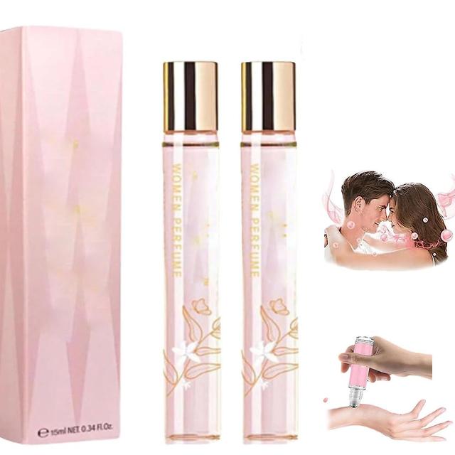 Zjrui Pheromone Elevating Women Perfume, Desire Pheromone Perfume Enhanced Edition, Pheromone Roll On Perfume For Women Attract Men 2Pcs on Productcaster.