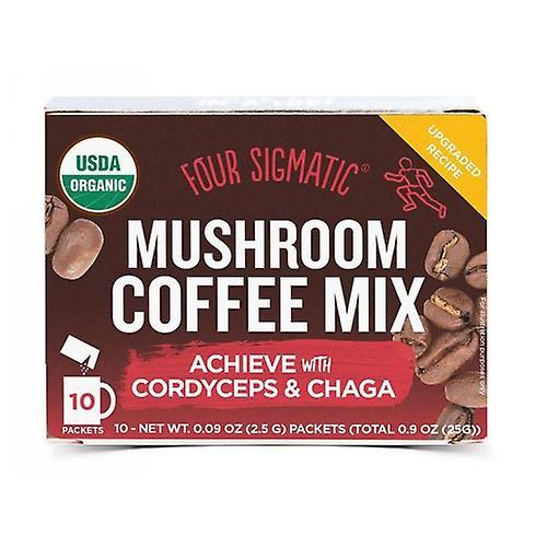 Four sigmatic Quatro Sigma Foods Inc Coffee Cordyceps Mushroom, 0.9 Oz (Pack of 1) on Productcaster.