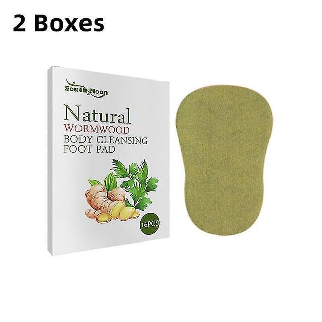 48/32/16 Pcs Wormwood Foot Patch Detox Healthcare Relieve Pain Stress Help Sleeping Weight -AA 2 boxes on Productcaster.