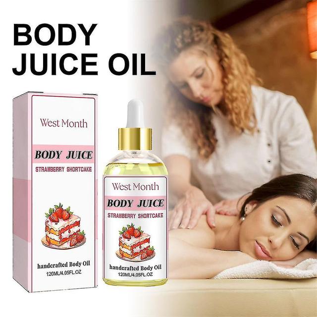 1-3PCS Wildplus Body Juice Oil Strawberry Shortcake, håndlavet kropsolie til kvinder 2PCS on Productcaster.