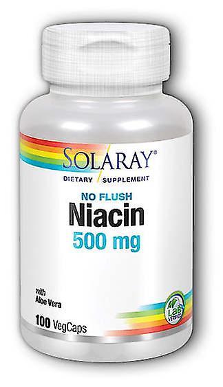 Solaray Niacin 500mg 100 Capsules on Productcaster.