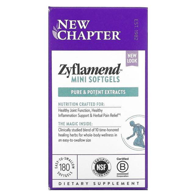 New Chapter Nuovo capitolo, Zyflamend, 180 Mini Softgels on Productcaster.