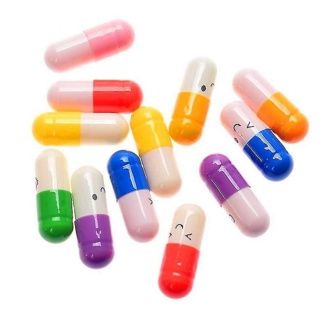 Cute Expression Capsules (50 szt./partia) - Love Pills for Wishing Drift Bottle on Productcaster.