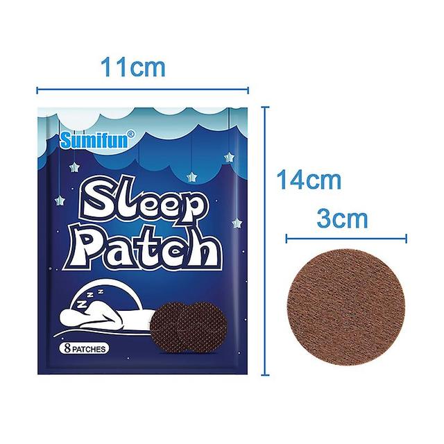 Vorallme 8pcs Sleep Anshen Paste Relieve Stress Improve Sleep Quality Accelerate Blood Circulation Health Products 1Bag 8pcs on Productcaster.