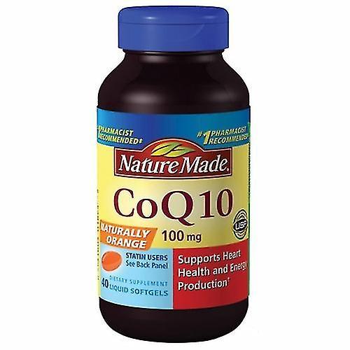 Nature Made CoQ 10, 100 mg, 40 Liquid Softgels (Pack of 1) on Productcaster.