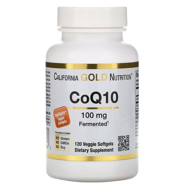 California Gold Nutrition, CoQ10, 100 mg, 120 Veggie Softgels on Productcaster.