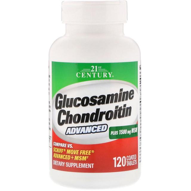 21st Century 21e eeuw, Glucosamine Chondroitin Advanced, 120 gecoate tabletten on Productcaster.