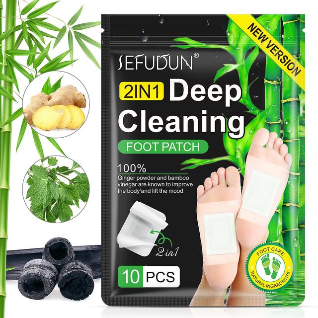 Sunset Deep Cleansing Foot Patches Upgrade, Organic Detox Foot Pads With Bamboo & Ginger Powder For Anti-stress, Better Sleep & Foot Care 3pcs on Productcaster.