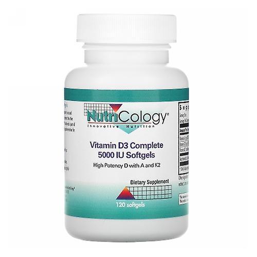 Nutricology/ Allergy Research Group Vitamin D3 Complete,5000 IU,120 Softgels (Pack of 1) on Productcaster.