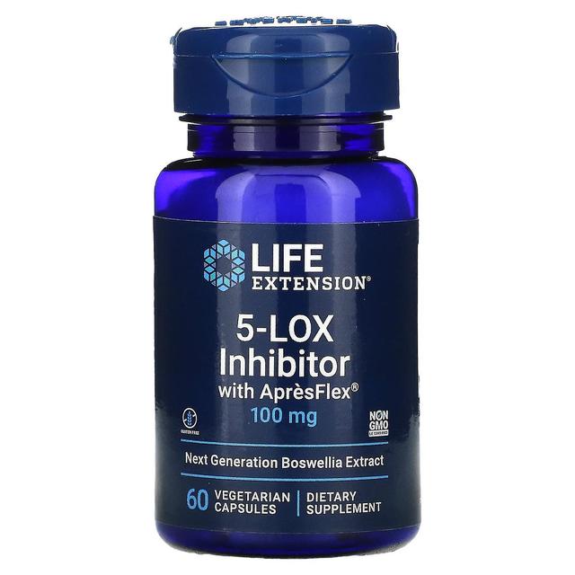 Life Extension, 5-LOX Inhibitor with ApresFlex, 100 mg, 60 Vegetarian Capsules on Productcaster.