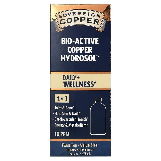 Sovereign Silver, Bio-Active Copper Hydrosol, 10 PPM, 16 fl oz (473 ml) on Productcaster.