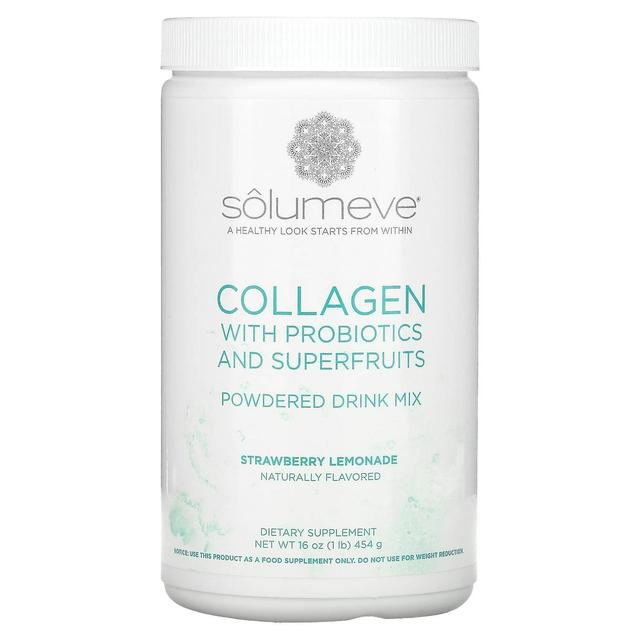 Solumeve, Kollagen mit Probiotika und Superfruits, Getränkepulver, Erdbeerlimonade, 16 oz ( on Productcaster.