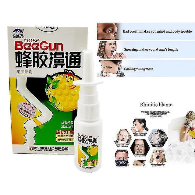 Herbal And Propolis Nose Spra To Treat Rhinitis And Other Nasal Problems. on Productcaster.