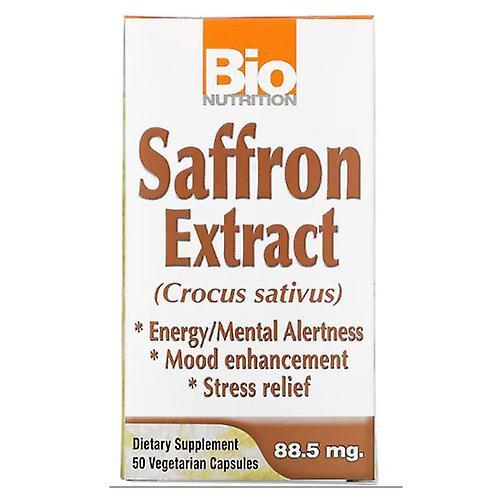 Bio Nutrition Inc Saffron Extract, 50 VEG CAPS (Pack of 3) on Productcaster.