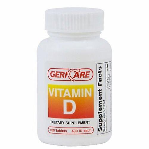 McKesson Suplemento vitamínico Geri-Care Vitamina D 400 UI Comprimido de força 100 por frasco, contagem de 1 (Embalagem de 2) on Productcaster.