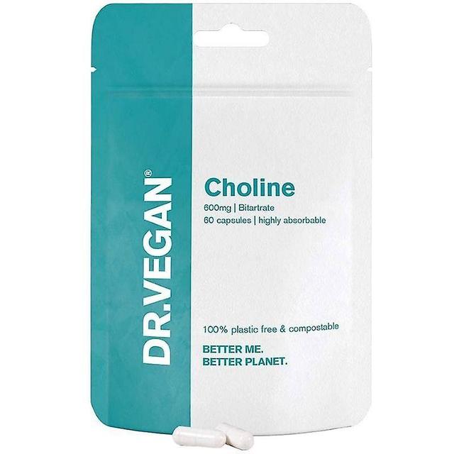 DR.VEGAN Dr Vegan Choline Bitartrate 600mg Capsules 60 on Productcaster.