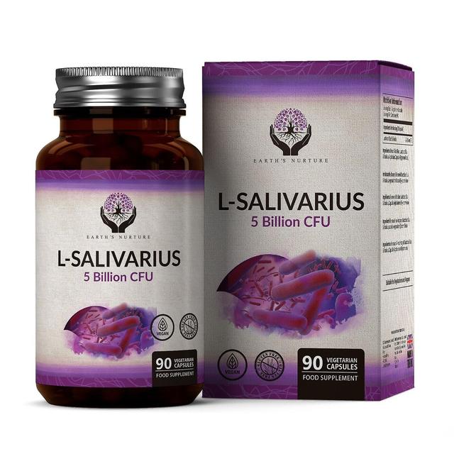 Earth's Nurture Lactobacillus salivarius (5 miljardia CFU) 90 kapselia 3 Bottles (270 Capsules) on Productcaster.