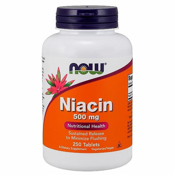 NOW Foods Teraz potraviny Niacín, 500 mg, Tr 250 Tabs (balenie po 3) on Productcaster.