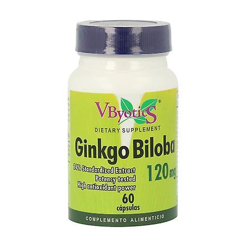 Vbyotics Ginkgo Biloba 60 capsules of 120mg on Productcaster.