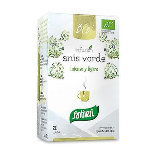 Santiveri Green Anis Infusion Bio 20 infusion bags on Productcaster.