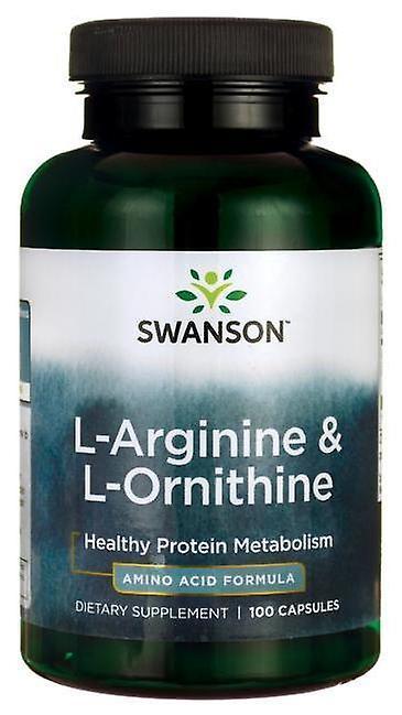 Swanson L-Arginine & L-Ornithine 100 Capsules 140 gr on Productcaster.