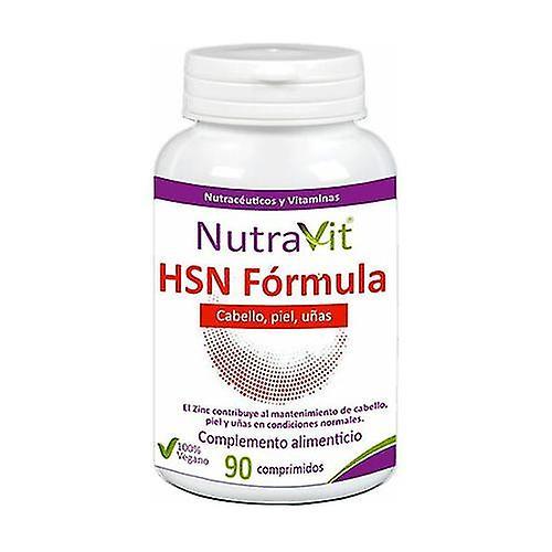 Nutravit HSN (hår, hud, negle) 90 tabletter på 1600 mg on Productcaster.