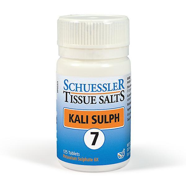 Schuessler tissue salts 125 tablets - kali sulph, no. 7 | skin balance on Productcaster.