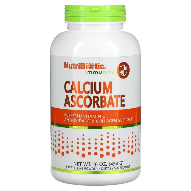 NutriBiotic NutriBiotisk, Immunitet, Calciumascorbat, Krystallinsk pulver, 16 oz (454 g) on Productcaster.