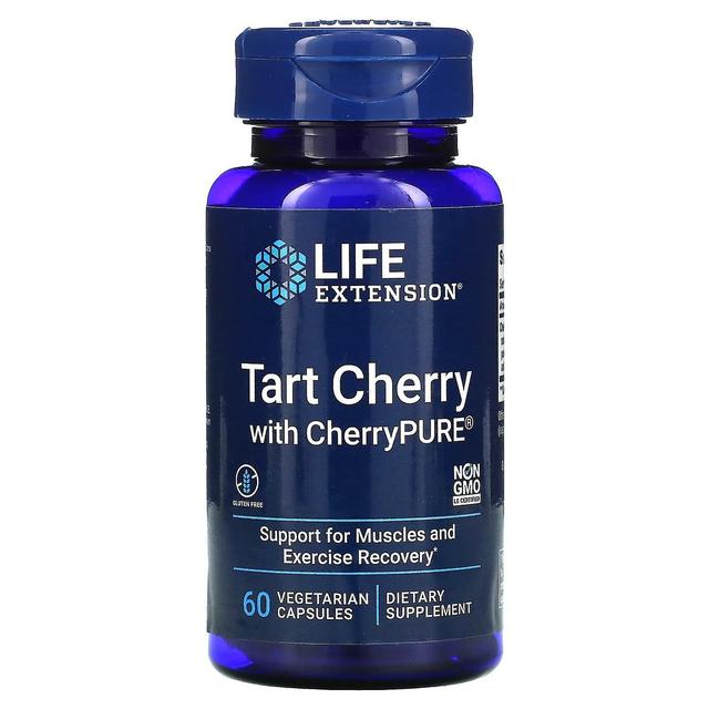 Life Extension, Tart Cherry with CherryPURE, 60 Vegetarian Capsules on Productcaster.