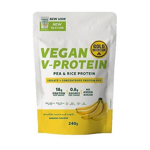 Gold Nutrition Banana V-Protein 240 g of powder (Banana) on Productcaster.