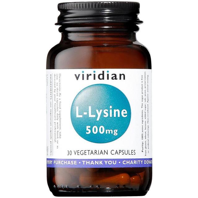 Viridian l-lysin 500mg 30's on Productcaster.