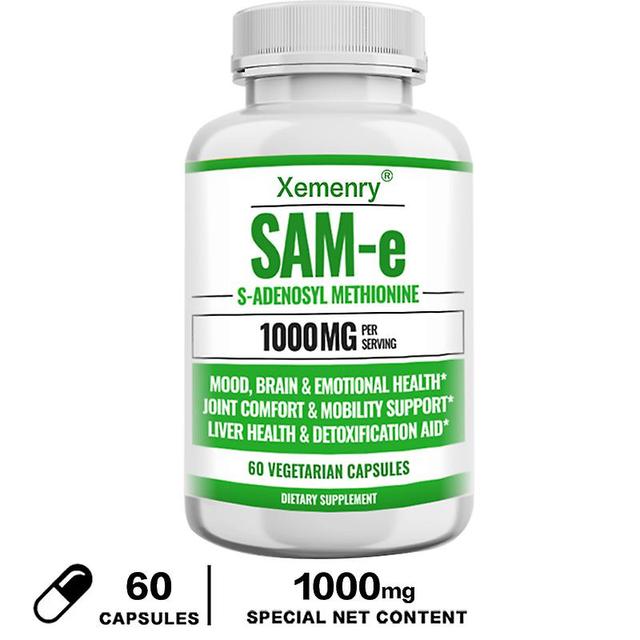 Vorallme Sam-e Supplement 1000 mg, gentechnikfrei, glutenfrei - Unterstützt den Stimmungsausgleich, die Lebergesundheit und den Gelenkkomfort, Flex... on Productcaster.