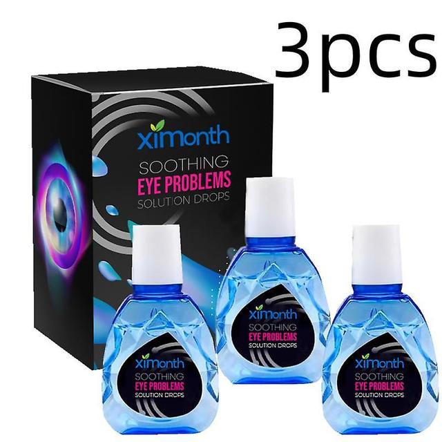 3x Cool Eye Drops Medical Cleanning Detox Lindert Beschwerden Beseitigung von Müdigkeit Verbesserung der Sehkraft Entspannung Massage Augenpflege 10ml on Productcaster.